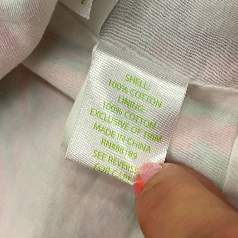 Lilly Pulitzer Ember Shift Skeeveless Multicolor Sheath Lace Dress size 4 - Picture 8 of 8